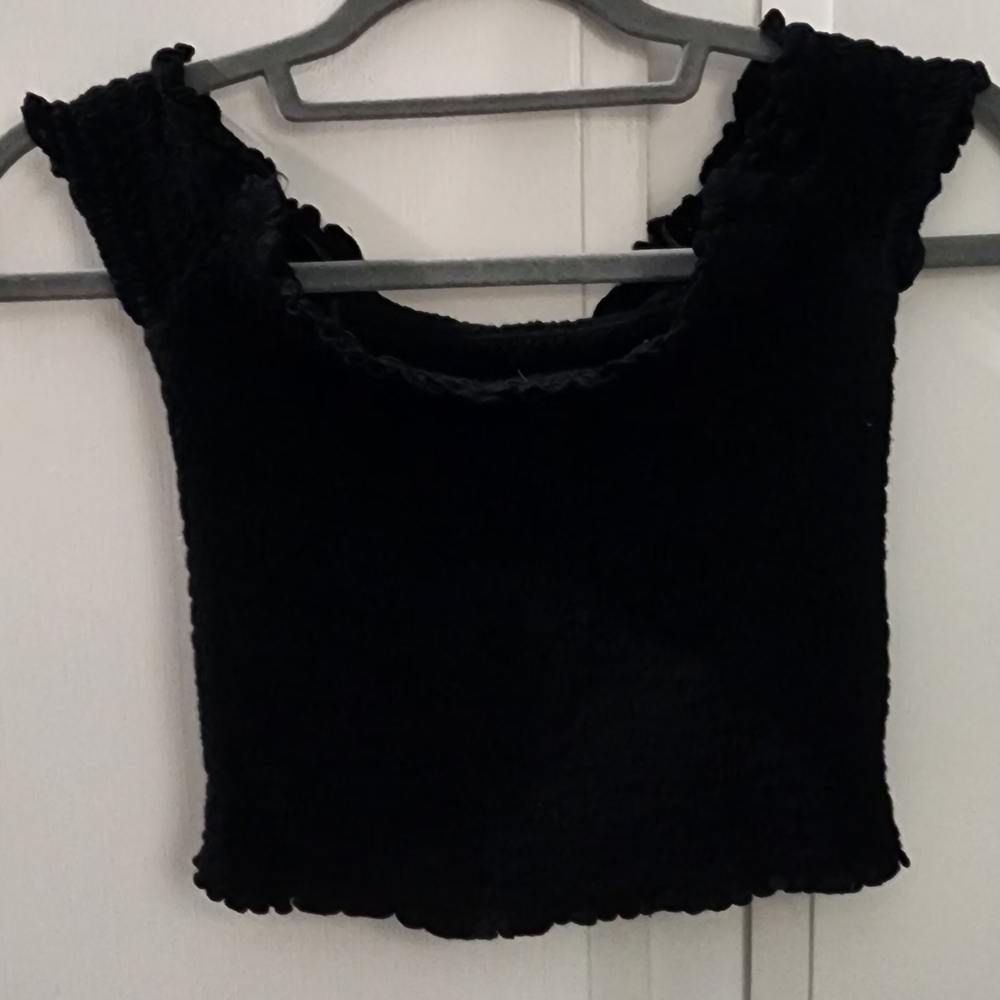 Guess Black Crop Top